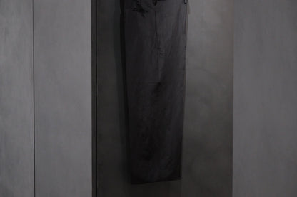 nonnotte/Draw Cord Wide Straight Trousers/Lineon