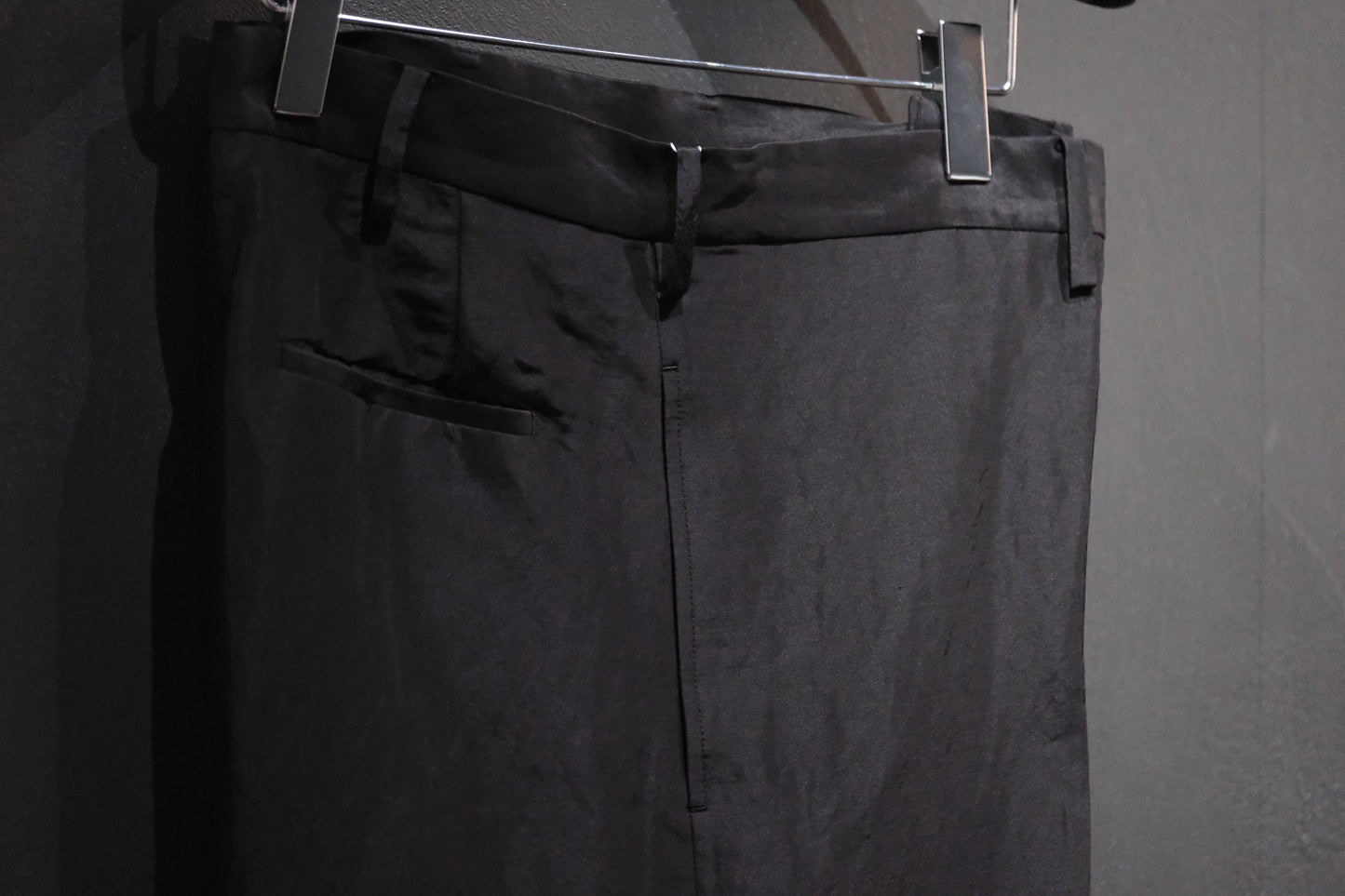 nonnotte/Draw Cord Wide Straight Trousers/Lineon