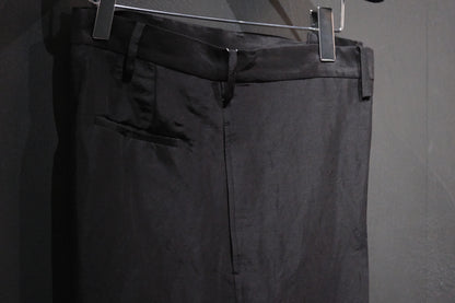nonnotte/Draw Cord Wide Straight Trousers/Lineon