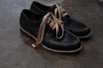 A TENTATIVE ATELIER /  Luciano P.  / WASHED SQUARE-TOE DERBY SHOE