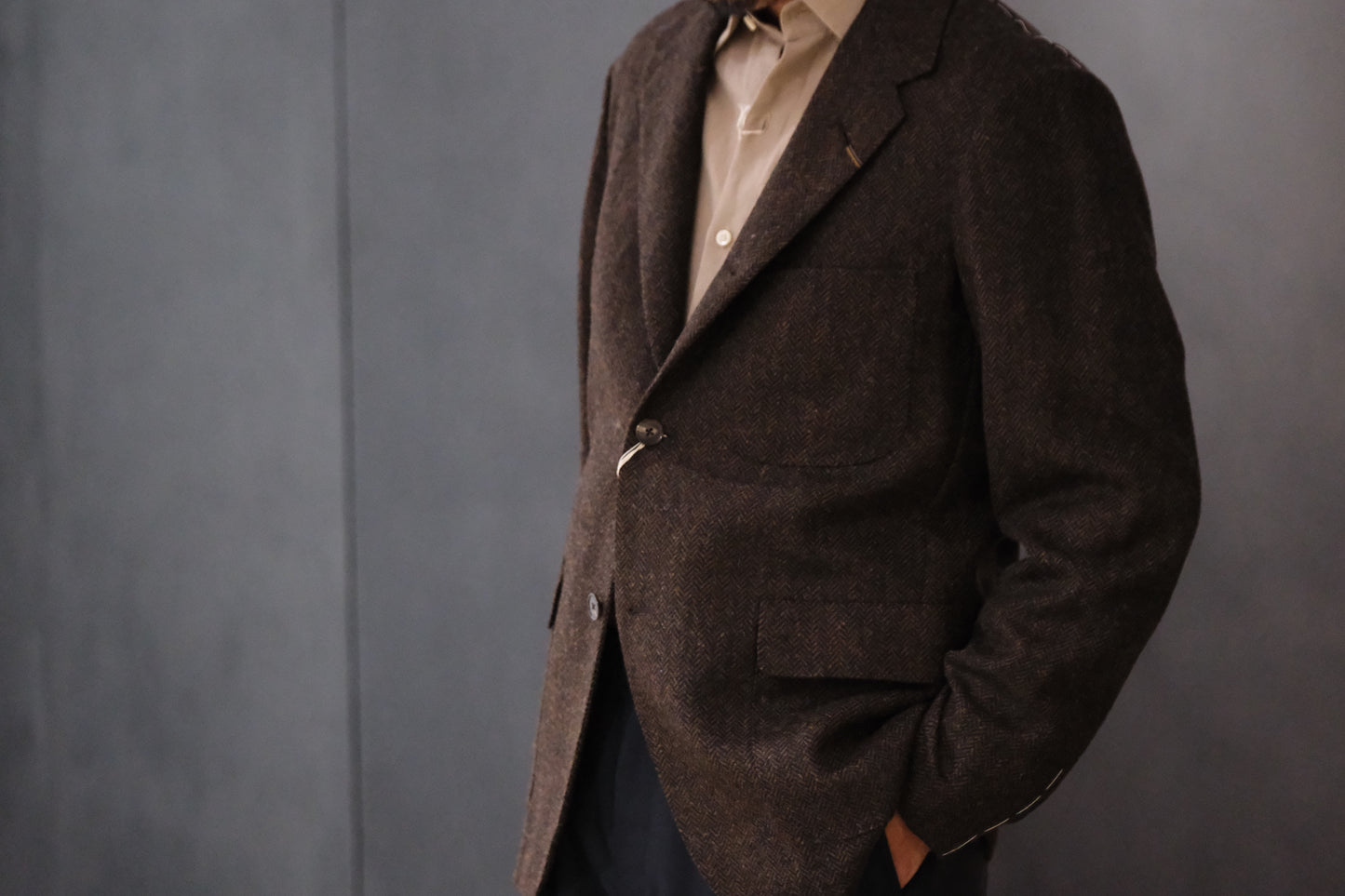 ORBIUM Boating Blazer / Shetland Wool Tweed