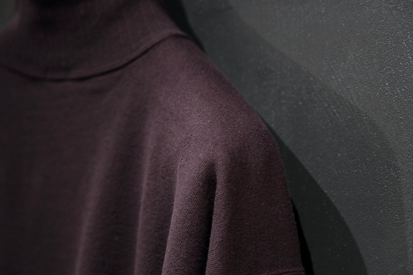 Special In Ordinary / HUN Pile High-Neck Long Sleeve / GRAPHITE (黒鉛）