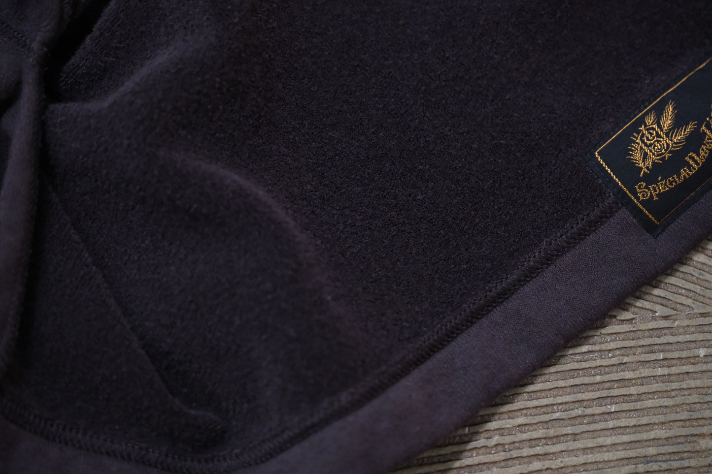 Special In Ordinary / HUN Pile High-Neck Long Sleeve / GRAPHITE (黒鉛）