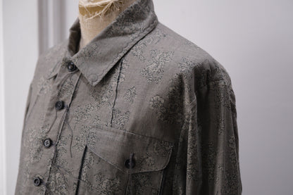 A TENTATIVE ATELIER /  Michael P. / FLOWER SHIRTS  RAW STITCHES WORKER SHIRT