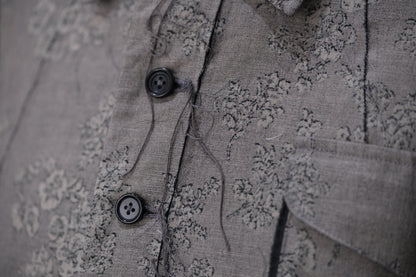 A TENTATIVE ATELIER /  Michael P. / FLOWER SHIRTS  RAW STITCHES WORKER SHIRT