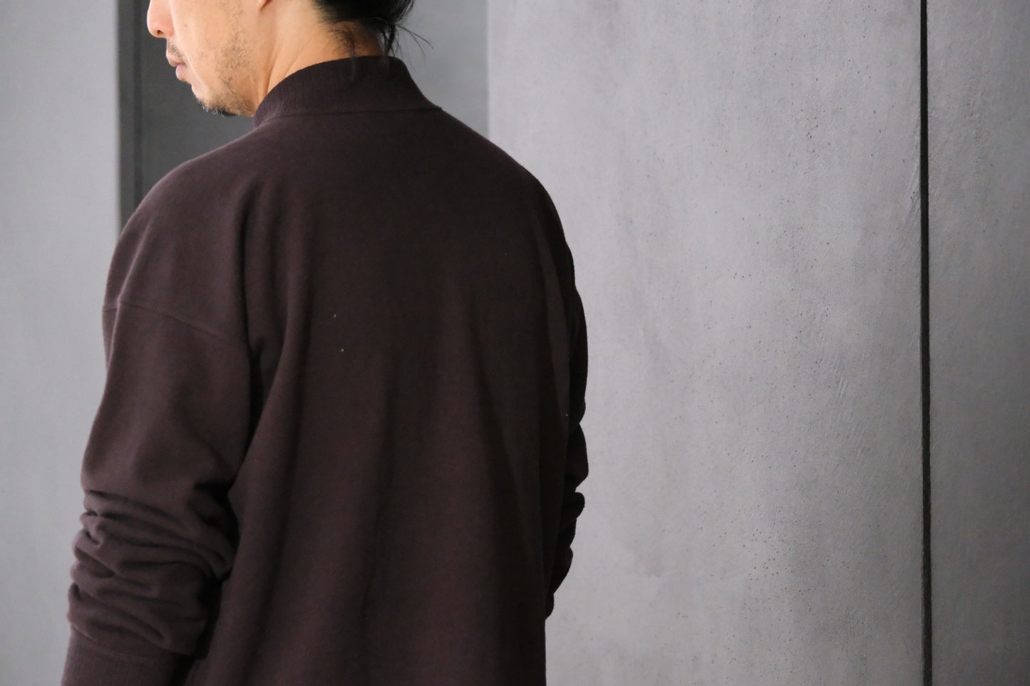 Special In Ordinary / HUN Pile High-Neck Long Sleeve / GRAPHITE (黒鉛）