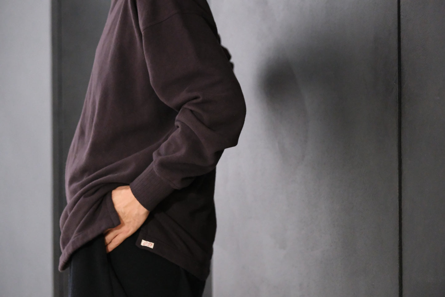 Special In Ordinary / HUN Pile High-Neck Long Sleeve / GRAPHITE (黒鉛）