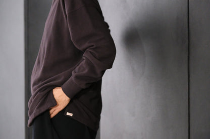 Special In Ordinary / HUN Pile High-Neck Long Sleeve / GRAPHITE (黒鉛）