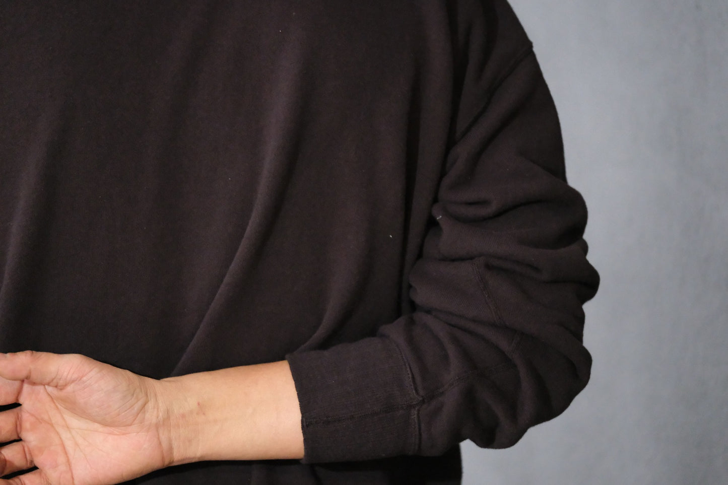 Special In Ordinary / HUN Pile High-Neck Long Sleeve / GRAPHITE (黒鉛）