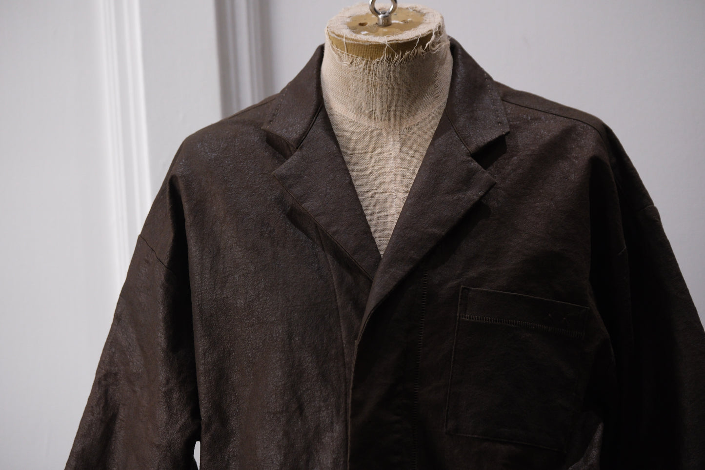 A TENTATIVE ATELIER /  Mario Monicelli /  MUD DYED WAX WORKER COAT