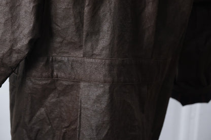 A TENTATIVE ATELIER /  Mario Monicelli /  MUD DYED WAX WORKER COAT