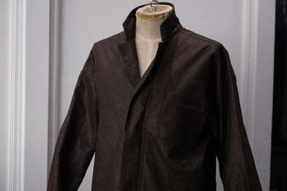 A TENTATIVE ATELIER /  Mario Monicelli /  MUD DYED WAX WORKER COAT