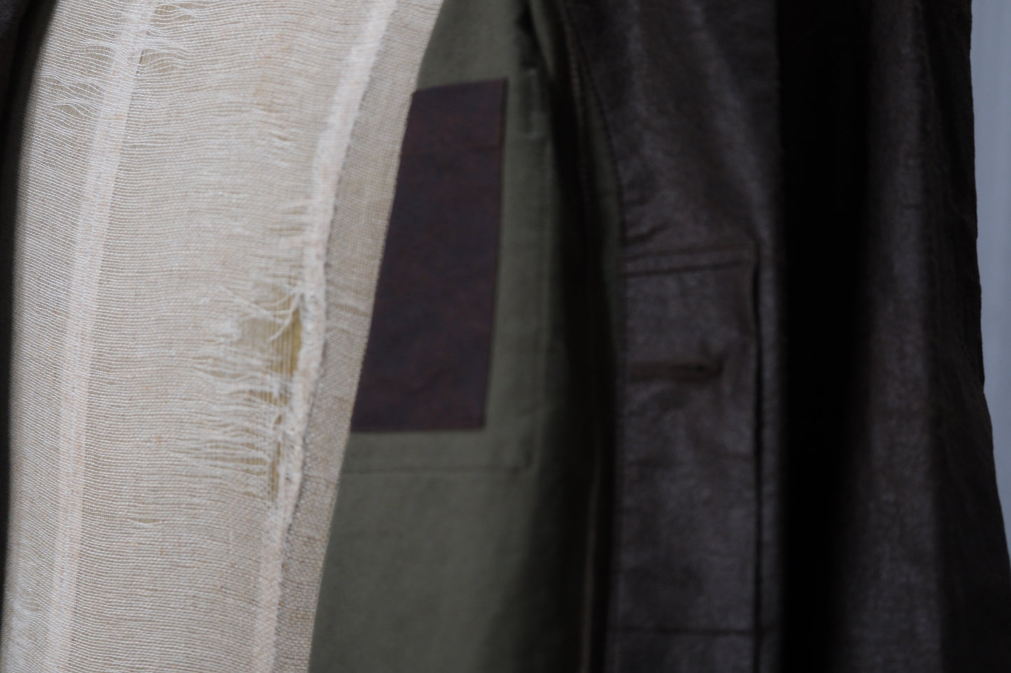 A TENTATIVE ATELIER /  Mario Monicelli /  MUD DYED WAX WORKER COAT