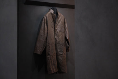 A TENTATIVE ATELIER /  Mario Monicelli /  MUD DYED WAX WORKER COAT