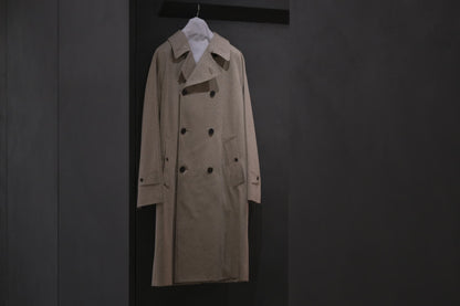 COHÉRENCE / Mod.FOUFOU Ⅱ / “10TH ANNIVERSARY LIMITED  COLLECTION” / POULOU CASHMERE SUPER160S DIAGONAL JERSEY