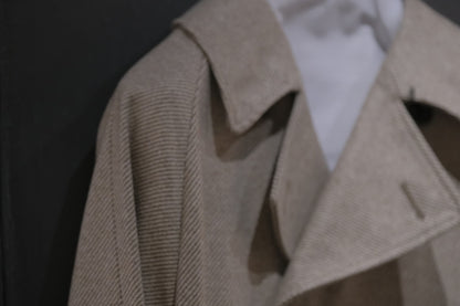 COHÉRENCE / Mod.FOUFOU Ⅱ / “10TH ANNIVERSARY LIMITED  COLLECTION” / POULOU CASHMERE SUPER160S DIAGONAL JERSEY