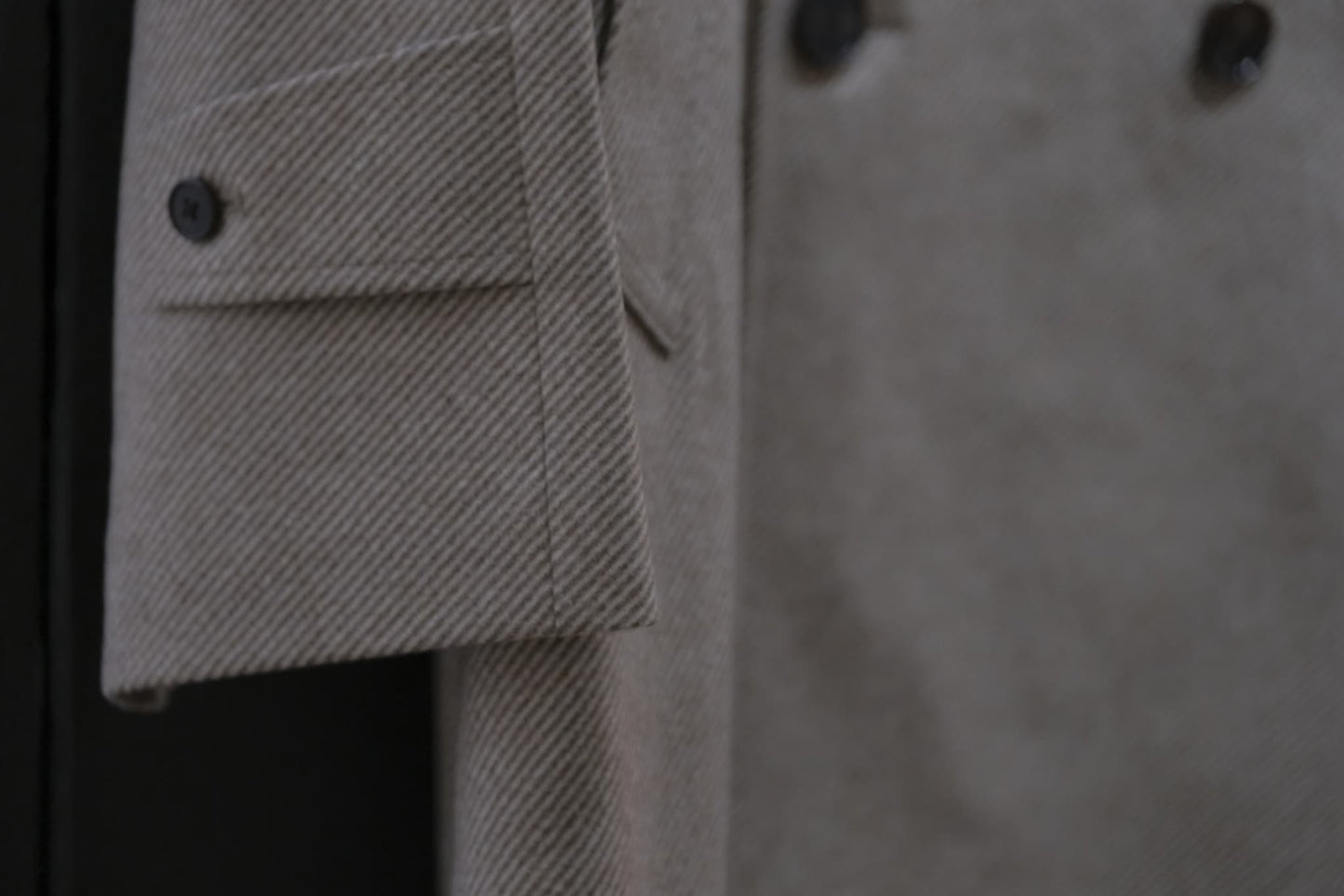 COHÉRENCE / Mod.FOUFOU Ⅱ / “10TH ANNIVERSARY LIMITED  COLLECTION” / POULOU CASHMERE SUPER160S DIAGONAL JERSEY