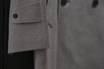 COHÉRENCE / Mod.FOUFOU Ⅱ / “10TH ANNIVERSARY LIMITED  COLLECTION” / POULOU CASHMERE SUPER160S DIAGONAL JERSEY