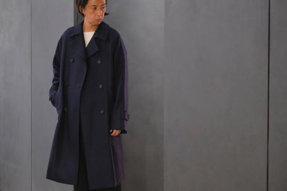 COHÉRENCE / Mod.FOUFOU Ⅱ / MELTON JERSEY / D.BLUE