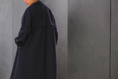 COHÉRENCE / Mod.FOUFOU Ⅱ / MELTON JERSEY / D.BLUE