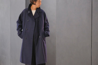 COHÉRENCE / Mod.FOUFOU Ⅱ / MELTON JERSEY / D.BLUE