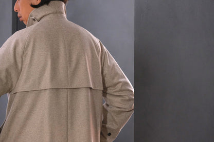 COHÉRENCE / Mod.FOUFOU Ⅱ / “10TH ANNIVERSARY LIMITED  COLLECTION” / POULOU CASHMERE SUPER160S DIAGONAL JERSEY