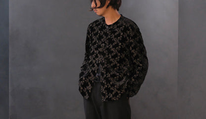 HEUGN/SHIRT120 "Jonas" French Velvet Blouson
