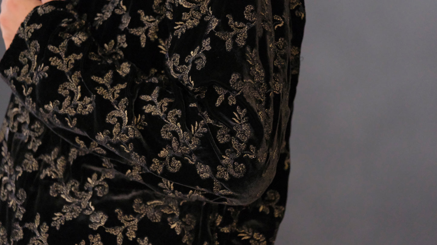 HEUGN/SHIRT120 "Jonas" French Velvet Blouson