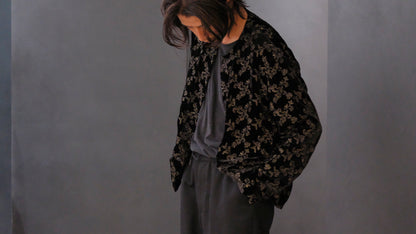 HEUGN/SHIRT120 "Jonas" French Velvet Blouson