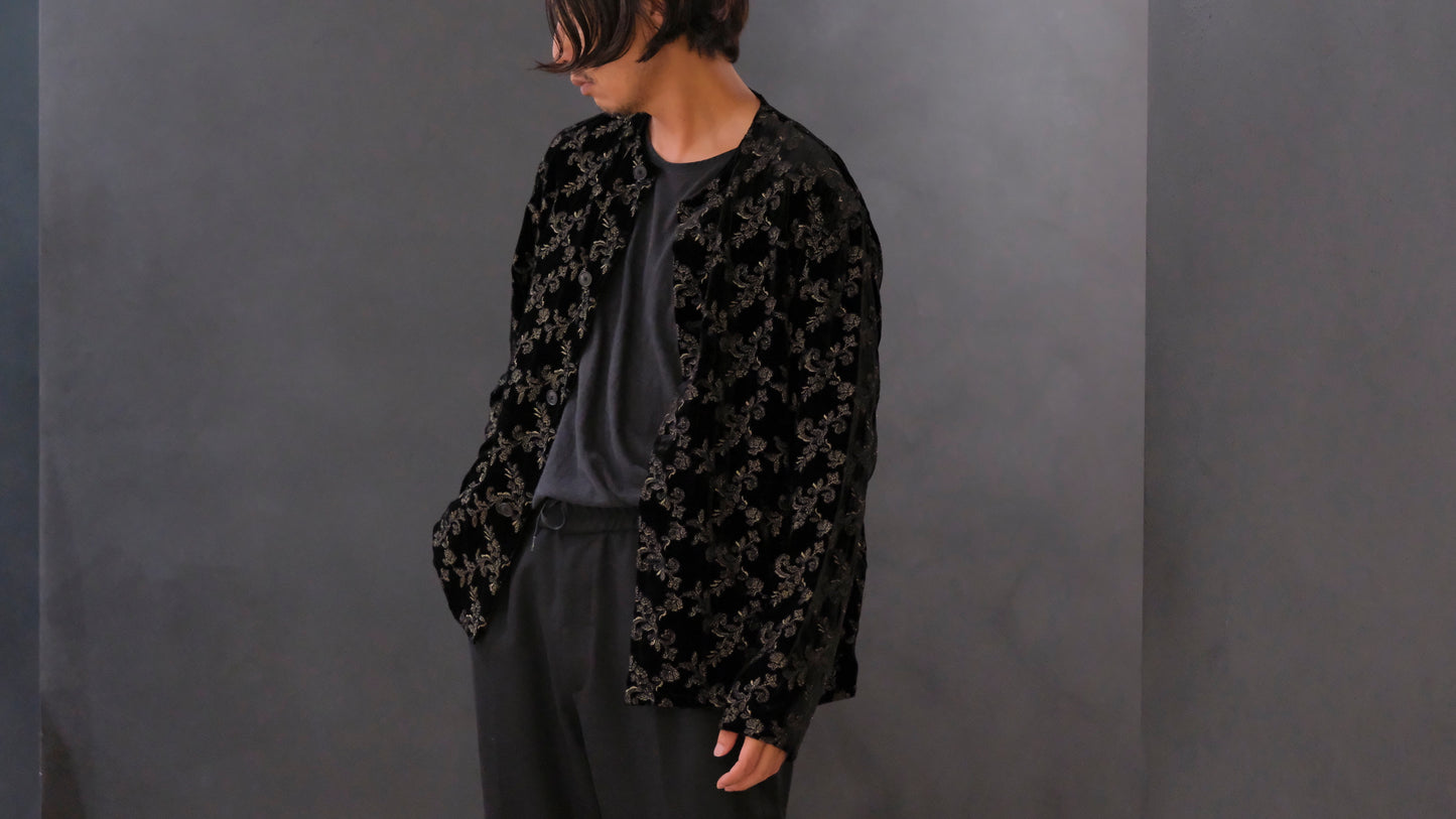 HEUGN/SHIRT120 "Jonas" French Velvet Blouson