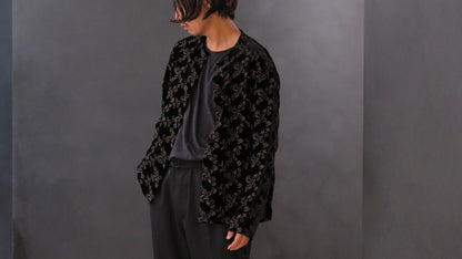 HEUGN/SHIRT120 "Jonas" French Velvet Blouson