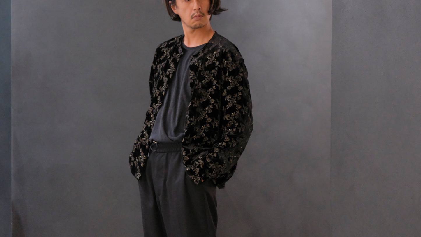 HEUGN/SHIRT120 "Jonas" French Velvet Blouson