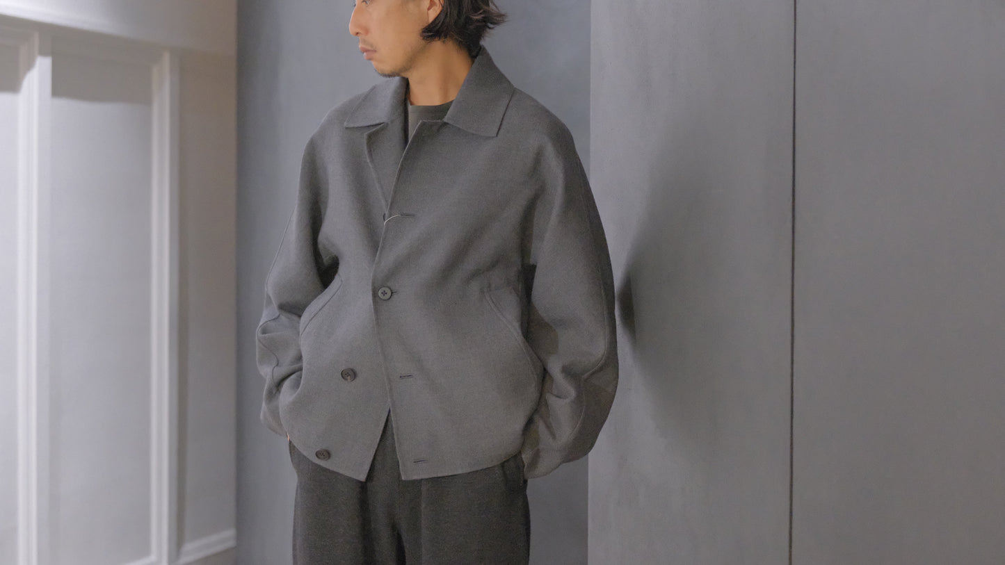 nonnotte / DRAPING KIMONO BLOUSON / N-25A-032