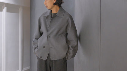 nonnotte / DRAPING KIMONO BLOUSON / N-25A-032