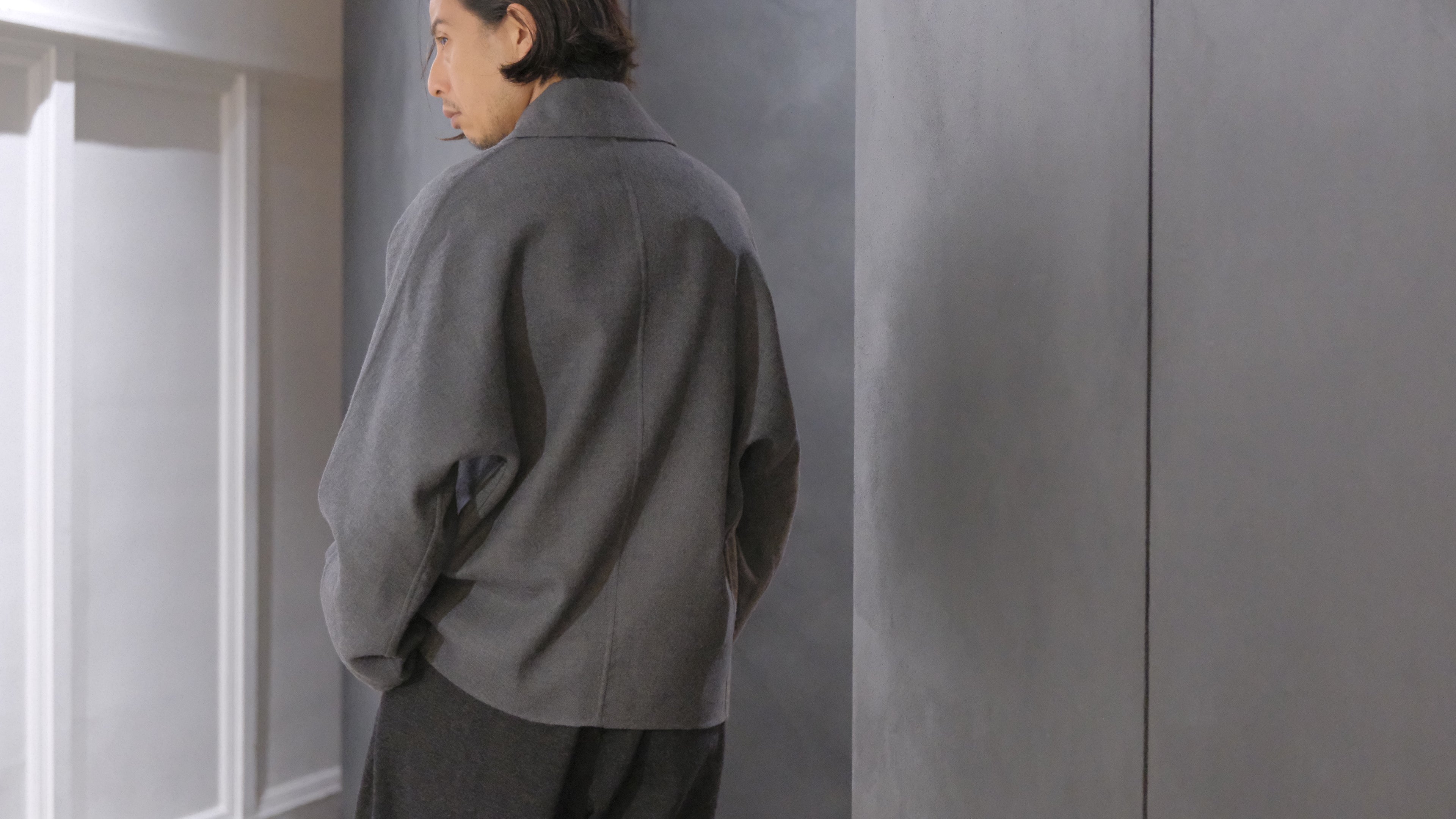 nonnotte / DRAPING KIMONO BLOUSON / N-25A-032 – Lister