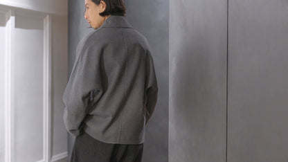 nonnotte / DRAPING KIMONO BLOUSON / N-25A-032