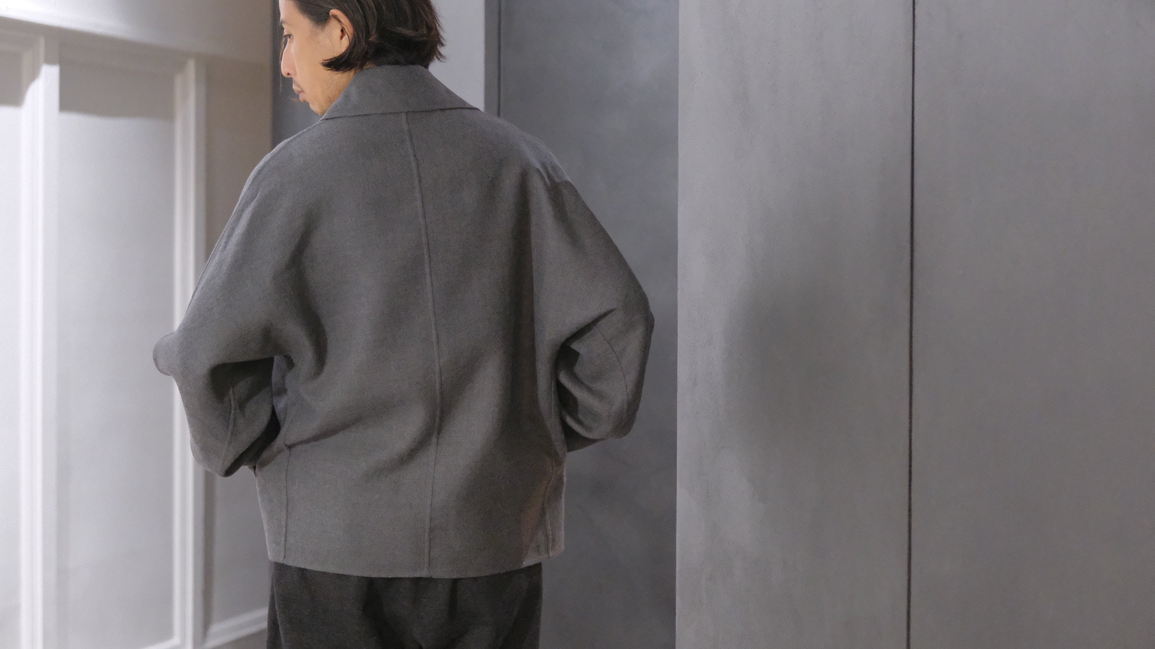 nonnotte / DRAPING KIMONO BLOUSON / N-25A-032 – Lister