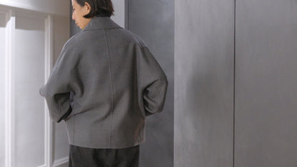 nonnotte / DRAPING KIMONO BLOUSON / N-25A-032