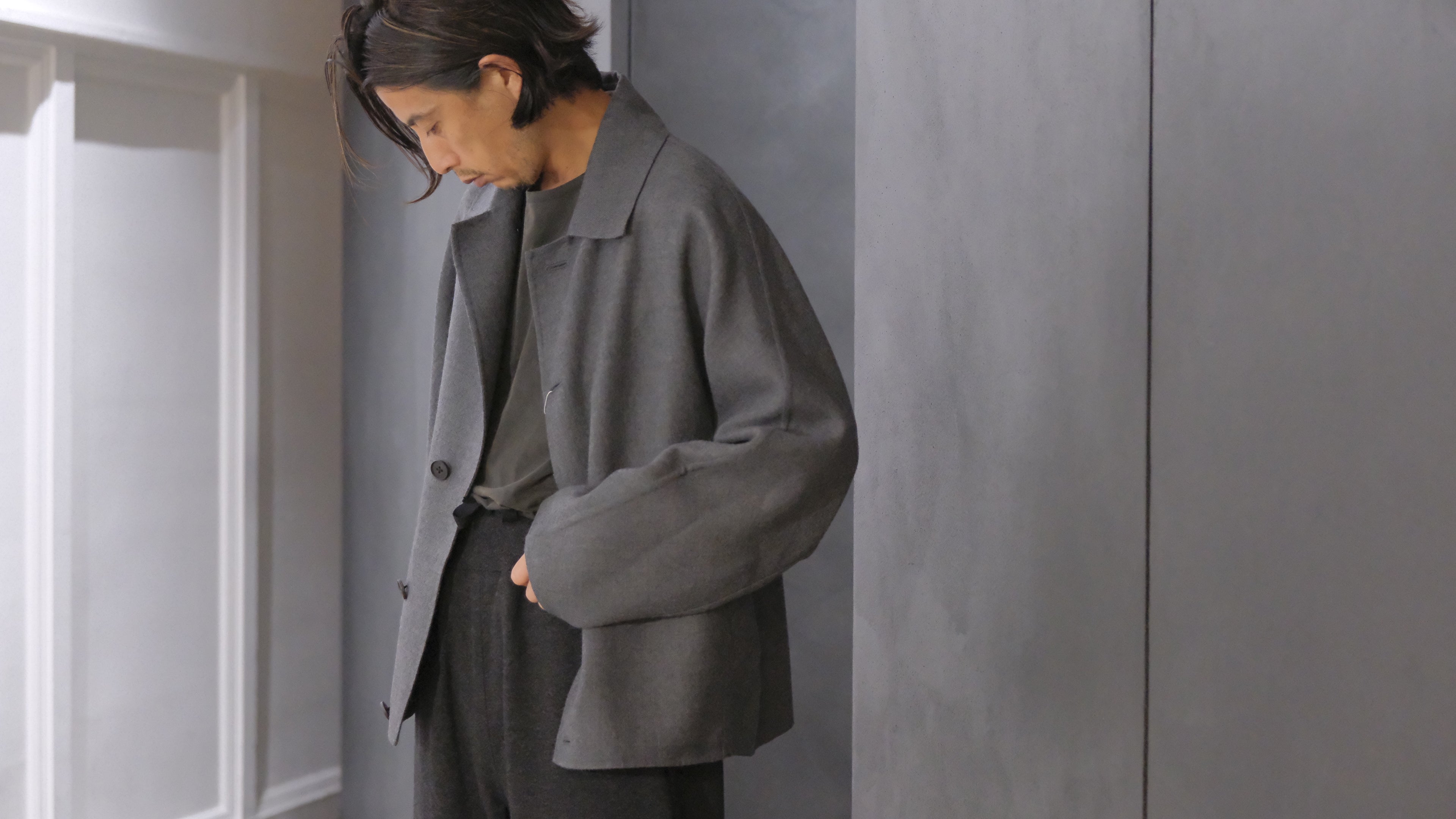 nonnotte / DRAPING KIMONO BLOUSON / N-25A-032 – Lister