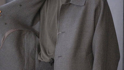 nonnotte / DRAPING KIMONO BLOUSON / N-25A-032