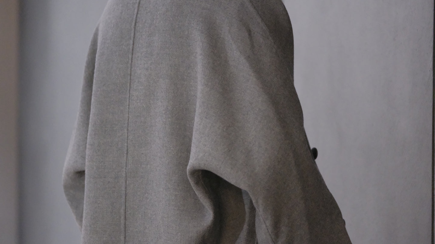 nonnotte / DRAPING KIMONO BLOUSON / N-25A-032