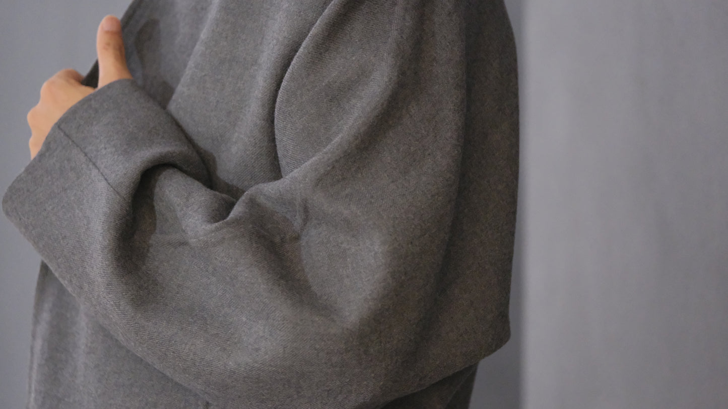 nonnotte / DRAPING KIMONO BLOUSON / N-25A-032