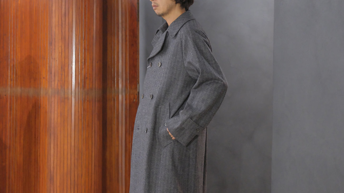 COHÉRENCE/Mod.FOUFOU Ⅱ/CHEVRON TWEED JERSEY / GREY