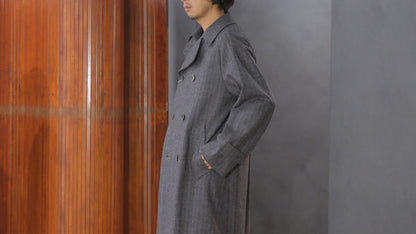 COHÉRENCE/Mod.FOUFOU Ⅱ/CHEVRON TWEED JERSEY / GREY