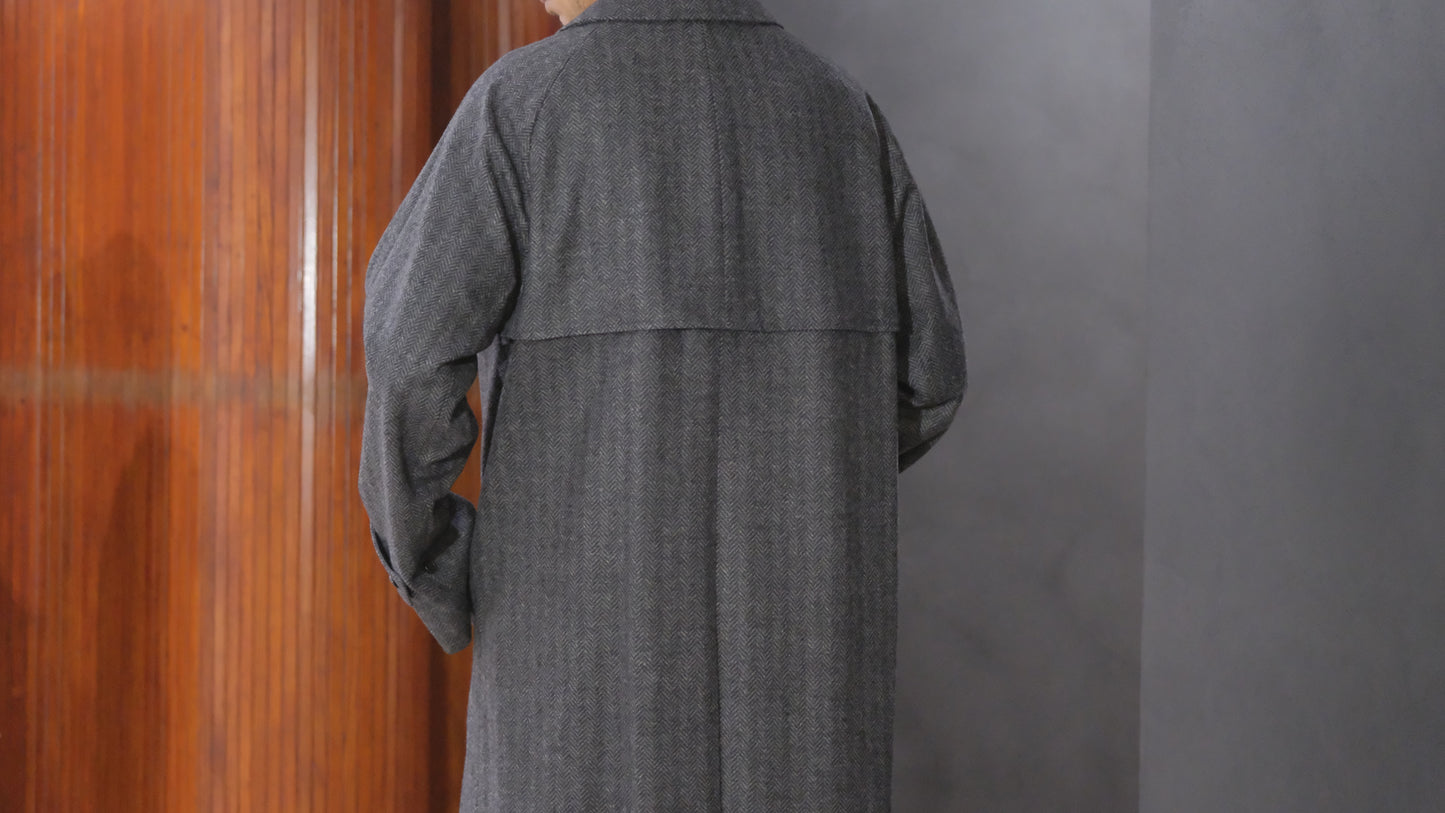 COHÉRENCE/Mod.FOUFOU Ⅱ/CHEVRON TWEED JERSEY / GREY