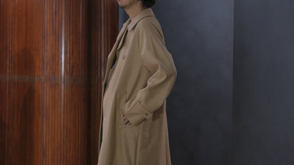 COHÉRENCE/Mod.FOUFOU Ⅱ/MELTON JERSEY / CAMEL.BLACK