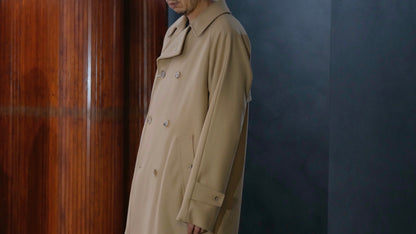 COHÉRENCE/Mod.FOUFOU Ⅱ/MELTON JERSEY / CAMEL.BLACK