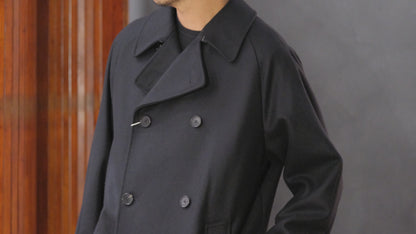 COHÉRENCE/Mod.FOUFOU Ⅱ/MELTON JERSEY / CAMEL.BLACK