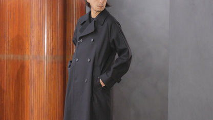 COHÉRENCE/Mod.FOUFOU Ⅱ/MELTON JERSEY / CAMEL.BLACK