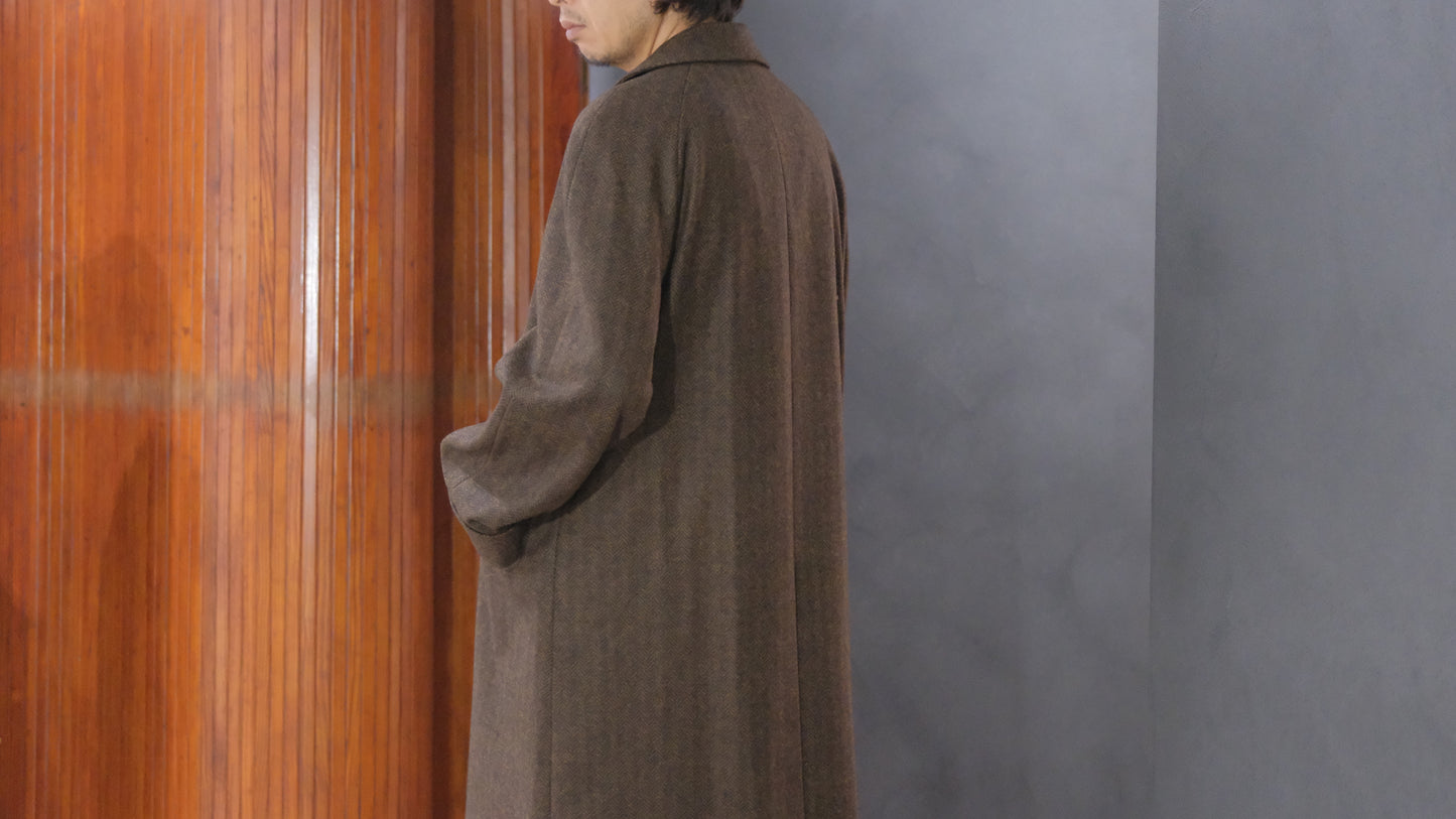 COHÉRENCE/Mod.CORB/CHEVRON TWEED JERSEY / GRAY.BROWN